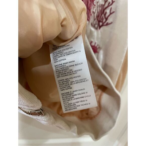 Urban Outfitters Silence & Noise Embroidered Mermaid Velour Bomber Track Jacket - Picture 6 of 7